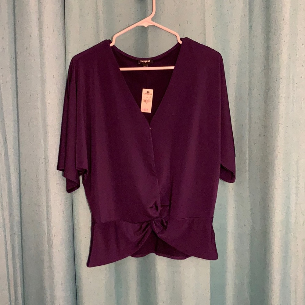 Express Deep Purple Blouse S